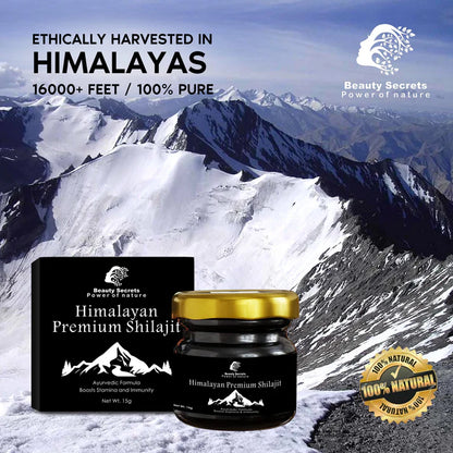 🌄 Unlock Pure Strength – Premium Himalayan Shilajit Resin
