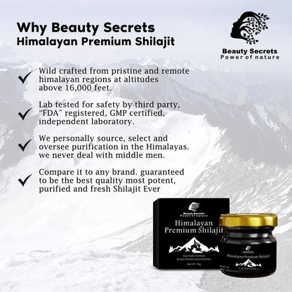 🌄 Unlock Pure Strength – Premium Himalayan Shilajit Resin