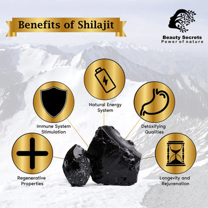 🌄 Unlock Pure Strength – Premium Himalayan Shilajit Resin